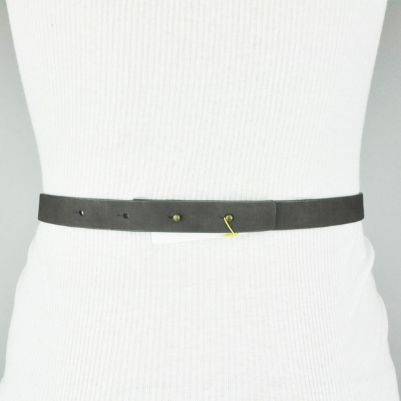 Black Faux Leather Bow Belt - Picture 2 of 2